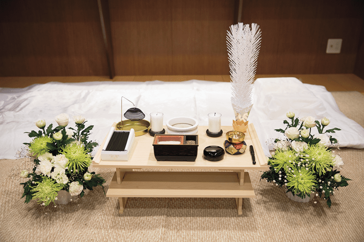 枕飾り一式・枕仏花