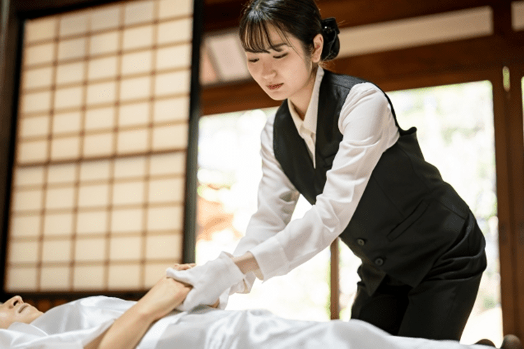 古式湯灌（清拭）