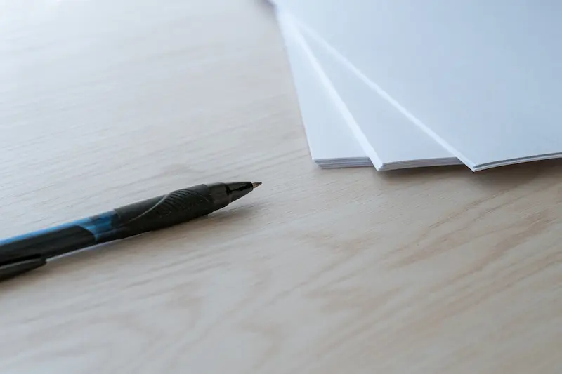 喪主挨拶で使うカンペのイメージ画像