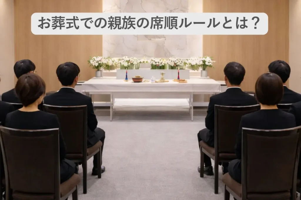 お葬式での親族の席順ルールとは？
