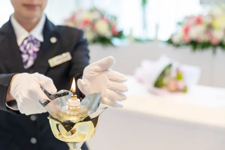 コープの家族葬ウィズハウス 手稲の葬儀スタッフの様子1