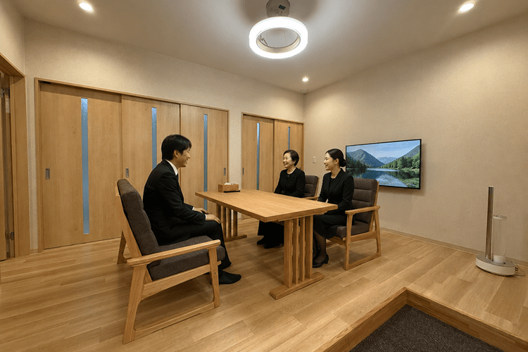 コープの家族葬ウィズハウス 旭町_リビング利用イメージ